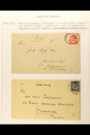 1919-1961 COVERS COLLECTION  Nicely Written Up On Leaves. Note 1919 Censored Cover To Bearing South Africa 1d KGV... - Africa Del Sud-Ovest (1923-1990)