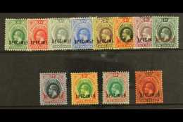1912  Geo V Set To £1 Complete, Overprinted "Specimen", SG 45s/56s, Very Fine And Fresh Mint. (12 Stamps)... - Nigeria (...-1960)