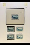 1938  45c + 2p Dull Blue And Light Blue Defence Of Madrid Fund, SG 839, Both Shades, An Imperf Stamp, The Min... - Other & Unclassified