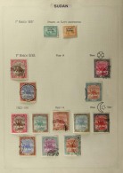 1897-1951 FINE CLEAN MINT & USED COLLECTION  Written Up On Album Pages. With All Different Postage And Air... - Sudan (...-1951)