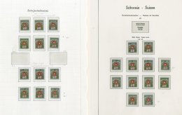 FRANK STAMPS (PORTOFREIHEITSMARKEN)  1911-1943 VERY FINE MINT Collection In Hingeless Mounts On Leaves, Inc... - Other & Unclassified