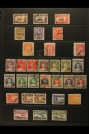 1887-1968 USED COLLECTION  Presented On Stock Pages. Includes A Small 19th Century Range To 24c, 1909 Opt'd Range... - Tailandia