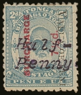 1896  ½d On 7½d On 2d Pale Blue, Perf. 12 All Round SG 37Ap, Mint, Part Original Gum, Some Minor... - Tonga (...-1970)