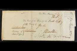 1825 O.H.M.S.PRINTED WRAPPER - SECRETARY OF STATE'S OFFICE, CLERK OF THE PEACE  Addressed To Clerk Of The Peace... - ...-1840 Vorläufer