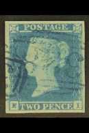 1841  2d Blue "EI" With Large Part "328" (Hadleigh) In BLUE, Fine With Four Margins, Scarce And Attractive. For... - Other & Unclassified