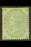 1862-64  1s Green 'small Letters', SG 90, Lightly Hinged Mint With Lovely Colour, Cat £3200. For More... - Other & Unclassified