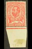 1912  1d Aniline Scarlet, SG 343, Very Fine Marginal NHM. For More Images, Please Visit... - Sin Clasificación