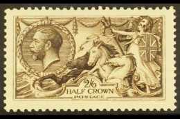 1913  2s6d Deep Sepia- Brown Waterlow Seahorse, SG 399, Lightly Hinged Mint, Well- Centered With Wonderful Colour... - Sin Clasificación