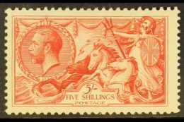 1918  5s Rose Red, Bradbury Seahorse, SG 416, Very Fine And Fresh Mint. For More Images, Please Visit... - Sin Clasificación