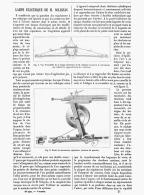 LAMPE ELECTRIQUE De M. SOLIGNAC   1882 - Otros & Sin Clasificación