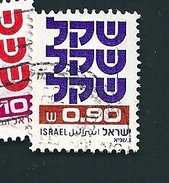 N° 774 Nouvelle Monnaie - Le Sheqel   Timbre Israël (1981) OBLITÉRÉ - Unused Stamps (without Tabs)