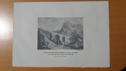 STAMPA CAVA DE TIRRENI MOLINA DI VIETRI SALERNO C.35X25 CON CUSTODIA - Cava De' Tirreni