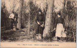 FOLKLORE  -- Les LANDES -- Résinier Et Résinières Récoltant La Gemme - Sonstige & Ohne Zuordnung