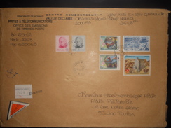 Monaco , Lettre Recommande De Monte Carlo 1993 Pour Toulon - Lettres & Documents