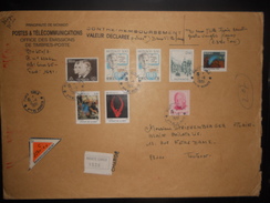 Monaco , Lettre Recommande De Monte Carlo 1991 Pour Toulon - Briefe U. Dokumente