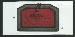 Etiquette Armagnac Soubiran  Plaisance Du Gers 32 - Alcoholes Y Licores