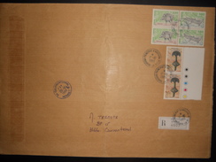 Andorre Français , Lettre Recommande De Andorra La Vella 1989 Pour Cournonterral - Covers & Documents