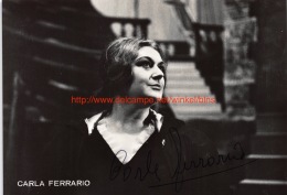 Carla Ferrario Opera - Autographs
