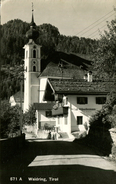 Waidring - Kirche Und Cafe "Schneidermann" 1958 (000239) - Waidring