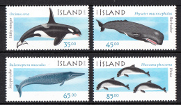 Iceland MNH 1999 Set Of 4 Marine Mammals - Ongebruikt