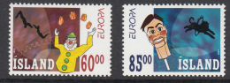 Iceland MNH 2002 Set Of 2 Circus Performers - EUROPA - Nuovi