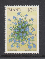 Iceland MNH 2002 10k Lobelia Erinus - Nuovi
