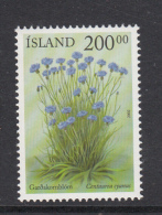 Iceland MNH 2002 200k Centaurea Cyanus - Neufs