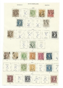 Jahr 1886/88, 1889, 1891/92, 1893/95 - 19 Stück - Siehe Scan - Alle Mit Falz - Used Stamps