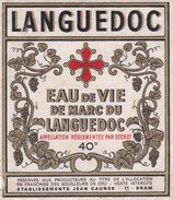Etiquette Vin Wine Label - Languedoc - Languedoc-Roussillon