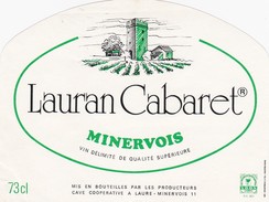 Etiquette Vin Wine Label - Lauran Cabaret - Languedoc-Roussillon