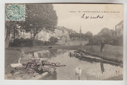 CPA CHATELLERAULT (Vienne) - Le Bassin Du Square - Chatellerault