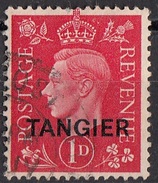 1516 Marocco 1937 George VI - Never Hinged - Viaggiato Used - Overprint TANGIER - Uffici In Marocco / Tangeri (…-1958)