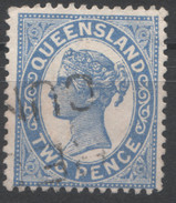 QUEENSLAND, AUSTRALIA  2 PENCE COLONIES BRITANIQUES - Used Stamps