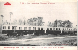 ¤¤  -  E. 88  -  Les Locomotives Electriques  -  Automotrice Type 1B1' , Z 23 271 Des Chemins Fer De L'Etat  -  ¤¤ - Trains