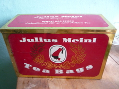 Grosse Teedose Julius Meinl Wien Aus Den 1960er Jahren - Cans