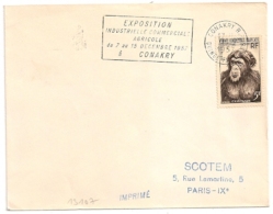 CONACRY R.P. Guinée Francaise Sur Enveloppe Ouverte. 1957. - Lettres & Documents