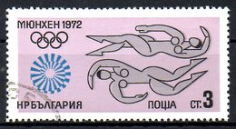 BULGARIE. N°1948 Oblitéré De 1972. Natation/J.O. De Munich. - Schwimmen