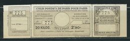 FRANCE Colis Postaux Paris Pour Paris N° 98 (*) - Mint/Hinged