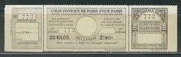 FRANCE Colis Postaux Paris Pour Paris N° 98 (*) - Mint/Hinged