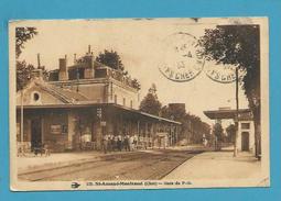 CPSM 205 - Chemin De Fer Train La Gare Du P.O à ST-AMAND-MONTROND 18 - Saint-Amand-Montrond