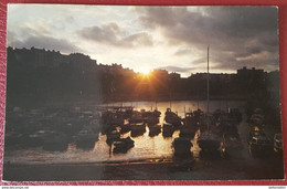 Tenby - Sunset - Wales - Boats - Posted In Aberystwyth 1980 - Pembrokeshire