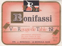Etiquette Vin Wine Label - Bonifassi - Vin De Pays D'Oc