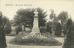 Beauval  (80 - Somme) Buste De M Charles Saint - Beauval