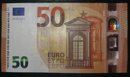 50 EURO S011A4 Italy DRAGHI Serie SB Ch 15 Perfect UNC - 50 Euro
