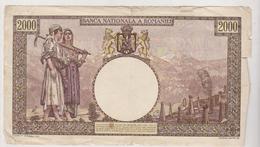 BANKNOTES Romania 2000 Lei 1941 Condition Banknote-condition-that SEES - Romania