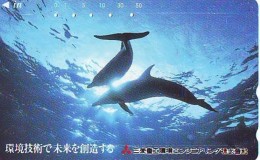 Télécarte Japon * DAUPHIN * DOLPHIN (849) Japan () Phonecard * DELPHIN * GOLFINO * DOLFIJN * - Dolphins