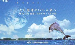 Télécarte Japon * DAUPHIN * DOLPHIN (856) Japan () Phonecard * DELPHIN * GOLFINO * DOLFIJN * - Dolfijnen