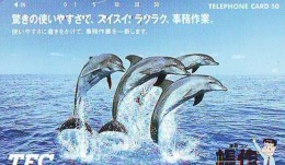 Télécarte Japon * DAUPHIN * DOLPHIN (864) Japan () Phonecard * DELPHIN * GOLFINO * DOLFIJN * - Dolfijnen