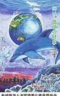 Télécarte Japon * DAUPHIN * DOLPHIN (873) Japan () Phonecard * DELPHIN * GOLFINO * DOLFIJN * - Dolfijnen