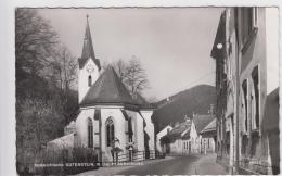 AK - GUTENSTEIN - Strassenansicht Mit Pfarrkirche 1958 - Neunkirchen